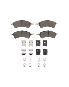 DFC 22-25 Ford E-Transit Rear 5000 Advanced Semi Metallic Brake Pads and Hardware Kit - 1551-2388-11