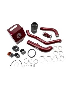 Wehrli 17-19  Chevrolet 6.6L L5P Duramax High Flow Intake Bundle Kit  Stage 2 - Red - WCF100441-RED