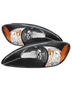 Xtune Ford TaurUS 2000-2007 Crystal Headlights Black HD-JH-FTA00-AM-BK - 9024740