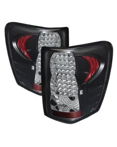 xTune Jeep Grand Cherokee 99-04 LED Tail Lights Black ALT-JH-JGC99-LED-BK - 5073433
