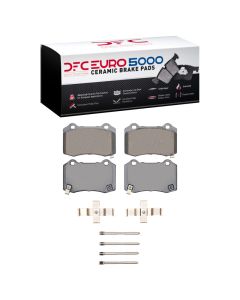 DFC 10-16 Hyundai Genesis Coupe Rear Euro 5000 Ceramic Brake Pads and Hardware Kit - 1600-1053-02