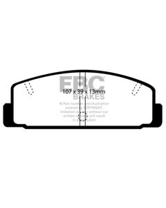EBC 03-04 Mazda Protege 2.0 Turbo (Mazdaspeed) Greenstuff Rear Brake Pads - DP2729