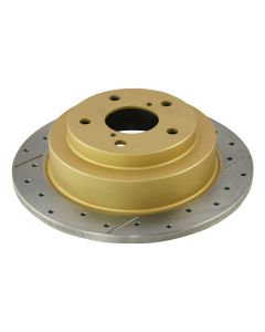 DBA 02-06 WRX / 98-07 Impreza 2.5L RS Rear Drilled & Slotted Street Series Rotor - DBA644X