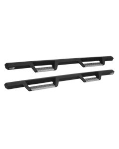 Westin 07-21 Toyota Tundra DC HDX Stainless Drop Nerf Step Bars - Tex. Blk - 56-132452