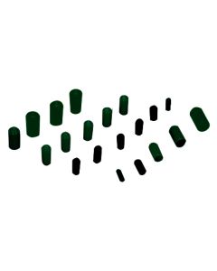 Moroso Vacuum Line Cap Kit - Black Caps - 41091