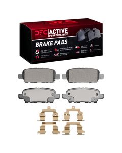 DFC 08-13 Nissan Rogue Rear Active Performance Pads and Hardware Kit - 1115-0905-02