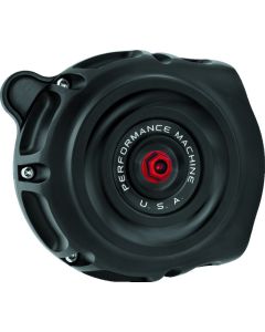 Performance Machine Vintage Air Cleaner - Black Ops - 0206-2133-SMB