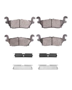 DFC 06-10 Hummer H3T Rear 5000 Advanced Ceramic Brake Pads and Hardware Kit - 1551-1120-01