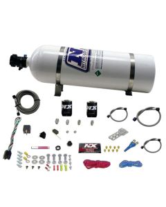 Nitrous Express Dodge EFI Race Single Nozzle Nitrous Kit (100-250HP) w/15lb Bottle - 20316-15
