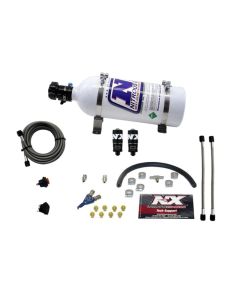 Nitrous Express Hitman EFI Single Nozzle Piranha Nitrous Kit (35-75HP) w/5lb Bottle - 20001-05