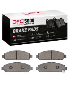 DFC 09-15 Toyota Venza Front 5000 Advanced Low Metallic Brake Pads - 1551-1401-00