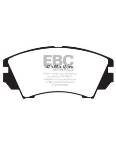 EBC 10+ Buick Allure (Canada) 3.0 Greenstuff Front Brake Pads - DP22014