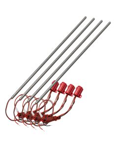 Oracle Dodge Challenger 08-14 Afterburner Center Section (4 pcs) - Red - 1337-003