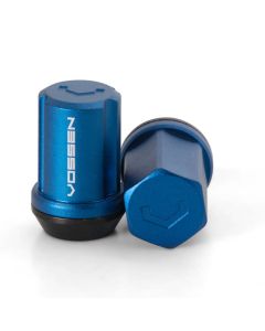 Vossen 35mm Lug Nut - 14x1.5 - 19mm Hex - Cone Seat - Blue (Set of 20) - LUG-N1450-BL