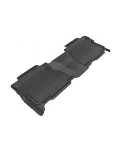 3D MAXpider 2007-2013 Toyota Tundra Crewmax Kagu 2nd Row Floormats - Black - L1TY14821509