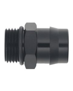 DeatschWerks 8AN ORB to Can-Am Maverick X3 OE Quick Connect Adapter - Anodized Matte Black - 6-02-0139-B