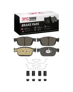 DFC 16-24 Polestar Polestar 2 Front 5000 Advanced Low Metallic Brake Pads and Hardware Kit - 1551-1865-01