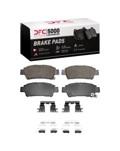 DFC 04-10 Toyota Sienna Rear 5000 Advanced Ceramic Brake Pads and Hardware Kit - 1551-0995-01