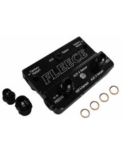 Fleece Performance 10-12 Dodge 6.7L Cummins 4th Gen Fuel Distribution Block - FPE-FFD-RF-4G
