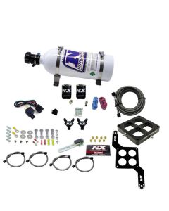 Nitrous Express Dominator Billet Crossbar Stage 6 Nitrous Kit (50-300HP) w/5lb Bottle - 60047-05