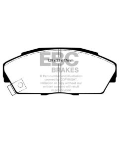 EBC 92-94 Acura Integra 1.7 Vtec Ultimax2 Front Brake Pads - UD409