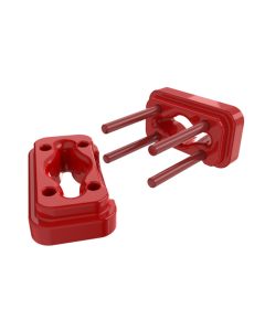 Prothane Dodge Ram 5.9 Cummins Motor Mount Insert Kit - Red - 4-508