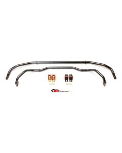 BMR 13-15 Chevrolet Camaro Front & Rear Hollow 29mm Adj. Sway Bar Kit w/ Bushings - Black Hammertone - SB039H