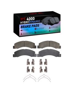 DFC 99-05 Ford Excursion Front 4000 HybriDynamic Brake Pads and Hardware Kit - 4000-0756-01