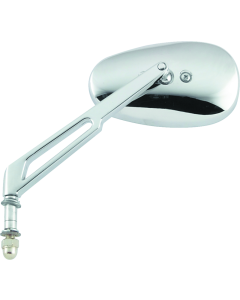 Chrome Harley Highrise Mirror - 6-1/16in Stem