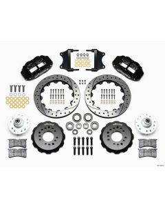 Wilwood Narrow Superlite 6R Front Hub Kit 12.88in Heidts Tri -5 2 inch Drop Spindle - 140-12307-D