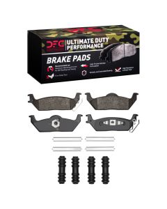 DFC 04-11 Ford F-150 4WD Rear Ultimate Duty Performance Brake Pads and Hardware Kit - 1400-1012-01
