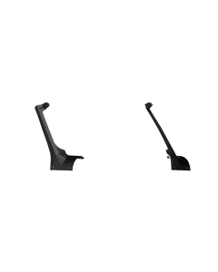 Road Armor 18-20 Jeep Wrangler JL Stealth A-Pillar Mounts 52.25in RIGID Array Only - Tex Blk - 518ALMP0B