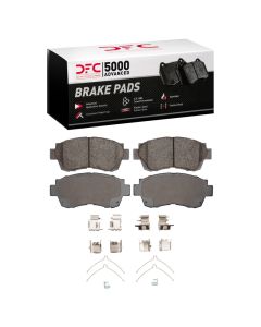 DFC 95-03 Toyota Celica Front 5000 Advanced Ceramic Brake Pads and Hardware Kit - 1551-0476-01