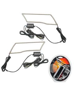 Oracle 09-18 Dodge Ram Switchback Quad Headlight Halo Kit - RGB+A + w/ RF Controller - 1328-330