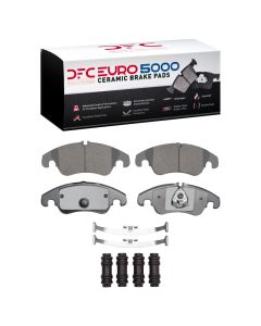 DFC 09-17 Audi A6 Quattro Front Euro 5000 Ceramic Brake Pads and Hardware Kit - 1600-1322-11