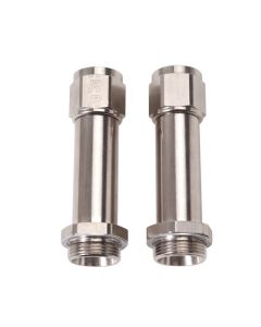 Russell Performance -8 AN Carb Inlet Fittings (2 pcs.) (Endura) - 640751