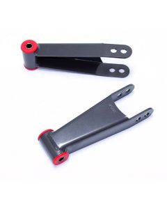 MaxTrac 01-10 GM C/K1500HD/2500HD/3500HD 2WD/4WD 2-3in Rear Lowering Shackles - 410730