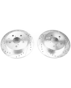 Power Stop 18-19 Toyota Camry Rear Evolution Drilled & Slotted Rotors - Pair - JBR1764XPR