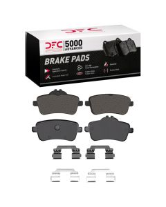 DFC 12-20 Mercedes-Benz SLK55 AMG Rear 5000 Advanced Low Metallic Brake Pads and Hardware Kit - 1551-1630-01