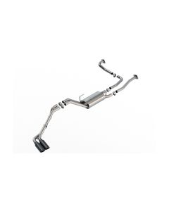 Borla 22-24 Nissan Frontier S-Type Cat Back System - Black Chrome - 140984BC