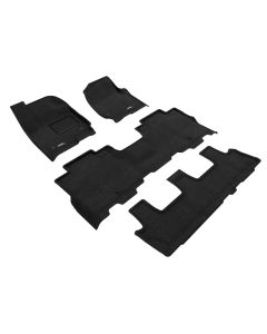 3D Maxpider 18-24 Ford Expedition 8-Seat Elegant Black R1 R2 R3 - L1FR12404709