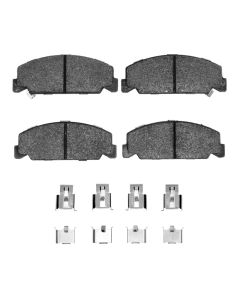 DFC 88-00 Honda Civic Front 5000 Advanced Semi Metallic Brake Pads and Hardware Kit - 1552-0273-01