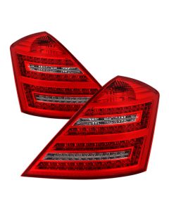 xTune Mercedes Benz W221 S-Class 07-09 LED Tail Lights Red Clear ALT-JH-MBW221-LED-RC - 9028458