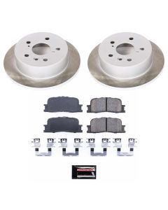 Power Stop 02-06 Toyota Camry Rear Semi-Coated Rotor Kit - SC2418