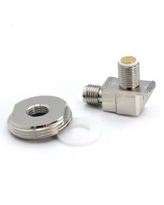 Rugged Radios NMO Bulkhead with Mini UHF Female Connector - NMO-MINI-BULKHEAD