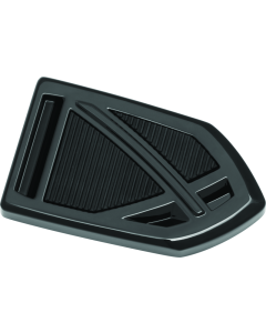 Black Phantom Brake Pedal Pad for FL Touring - Kuryakyn