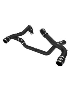 aFe 22-23 Ford Explorer BladeRunner Aluminum Hot and Cold Charge Pipe Kit - Blk - 46-20674-B