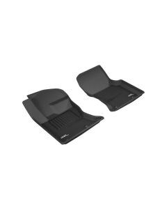 3D MAXpider 2017-2020 Jaguar/Land Rover F-Pace/Range Rover Velar Kagu 1st Row Floormat - Black - L1JG01211509
