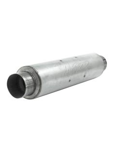 MBRP 4" Inlet/Outlet Quiet Tone Exhaust Muffler 24" Body 6" Diameter 30" Overall Aluminized Steel- M - M1004A
