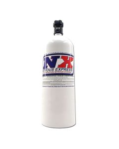 Nitrous Express 15lb Bottle w/Lightning 500 Valve (6.89 Dia x 26.69 Tall) w/ -6 AN Nipple - 11150-6
